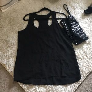 Polyester racer back